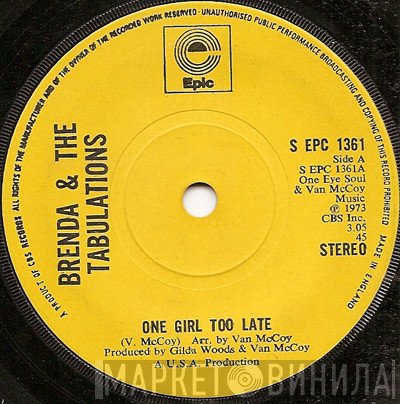 Brenda &amp; The Tabulations - One Girl Too Late