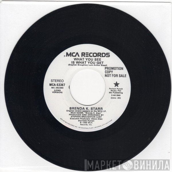 Brenda K. Starr - What You See Is What You Get
