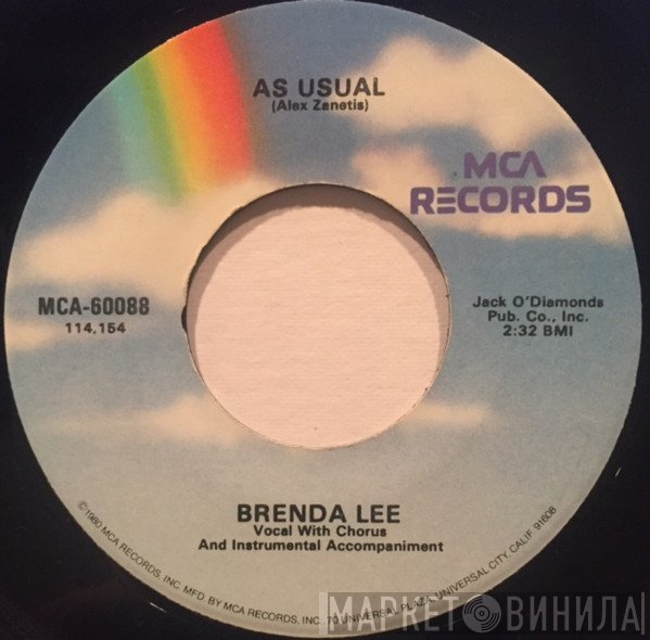 Brenda Lee  - As Usual / Too Many Rivers