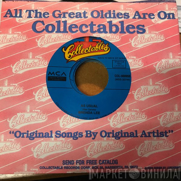Brenda Lee  - As Usual / Too Many Rivers
