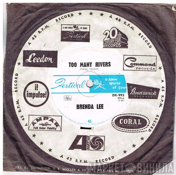 Brenda Lee  - Too Many Rivers / No One