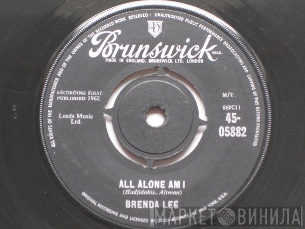 Brenda Lee - All Alone Am I