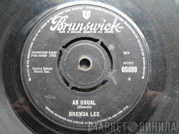 Brenda Lee - As Usual / Lonely Lonely Lonely Me
