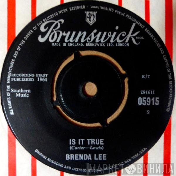 Brenda Lee - Is It True
