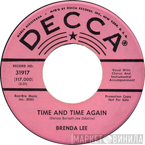 Brenda Lee - Too Little Time / Time And Time Again