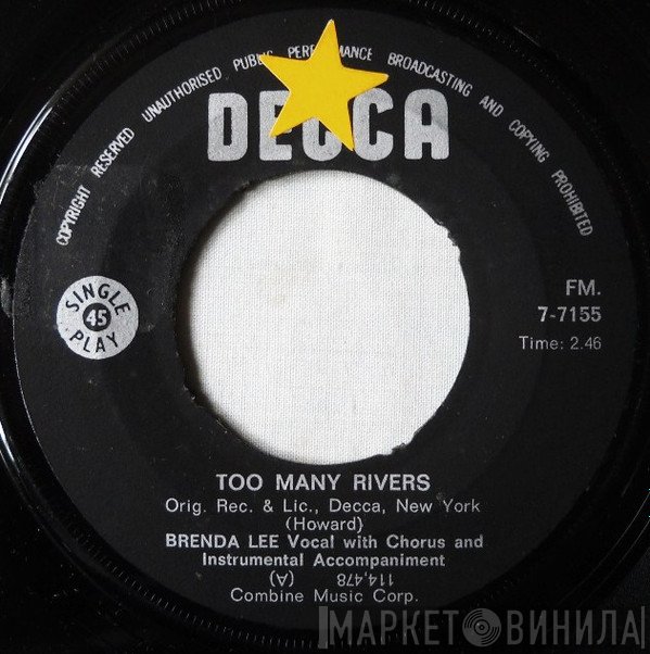 Brenda Lee  - Too Many Rivers