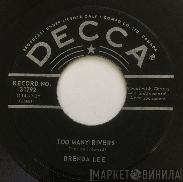 Brenda Lee  - Too Many Rivers