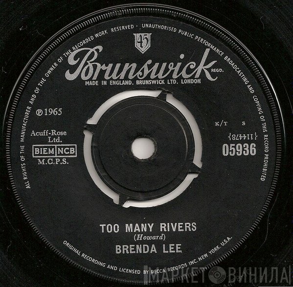 Brenda Lee  - Too Many Rivers