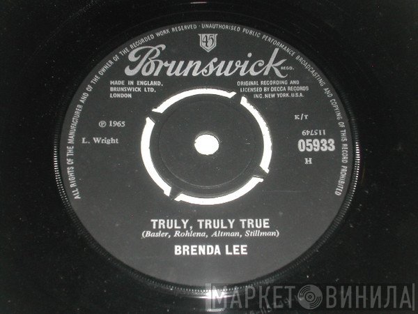 Brenda Lee - Truly, Truly, True / I Still Miss Someone