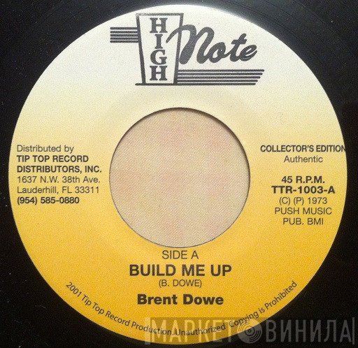 Brent Dowe  - Build Me Up