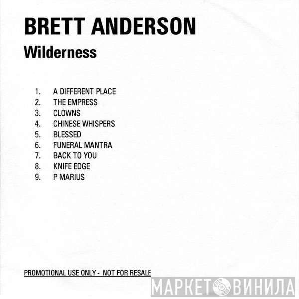 Brett Anderson  - Wilderness