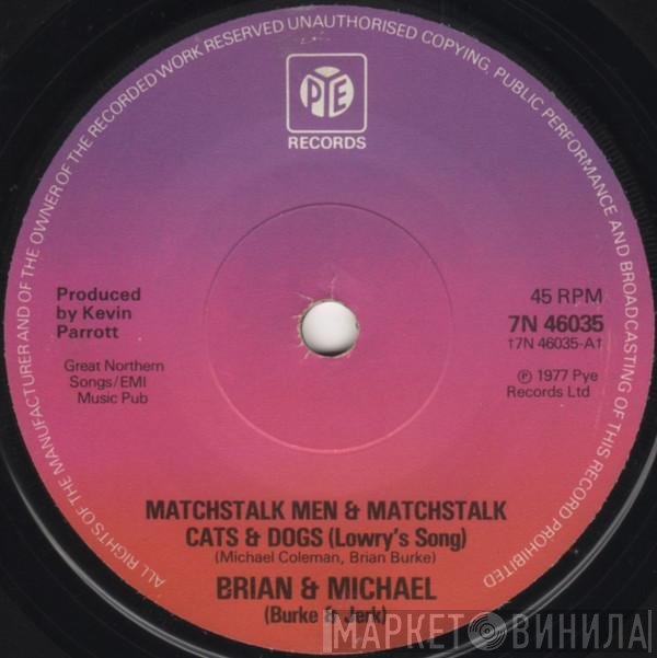 Brian &amp; Michael - Matchstalk Men &amp; Matchstalk Cats &amp; Dogs (Lowry's Song)