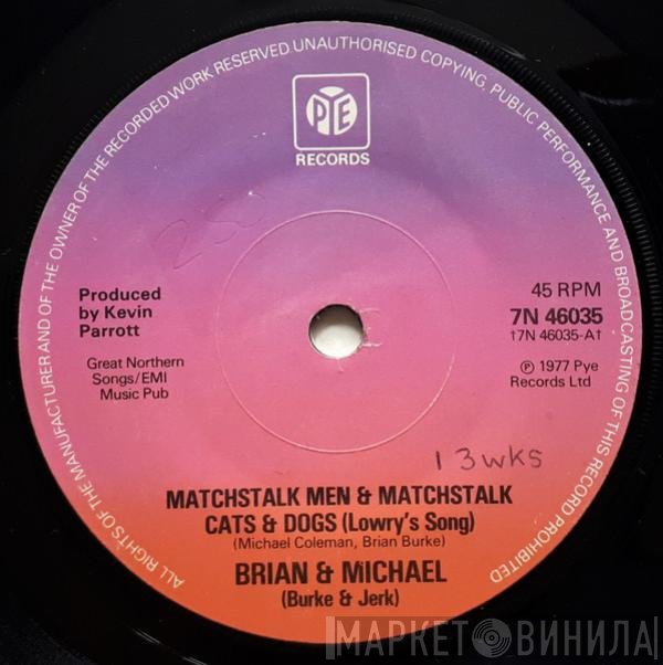 Brian &amp; Michael - Matchstalk Men And Matchstalk Cats And Dogs (Lowry's Song)