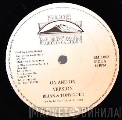 Brian & Tony Gold, Shabba Ranks, Leslie Thunder - On And On / Gum It Done
