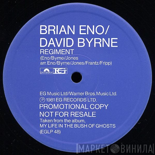 Brian Eno / David Byrne  - Regiment