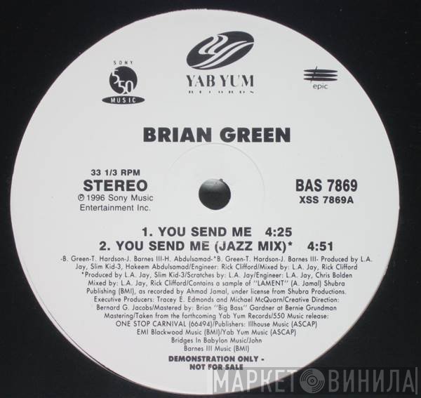 Brian Green  - You Send Me