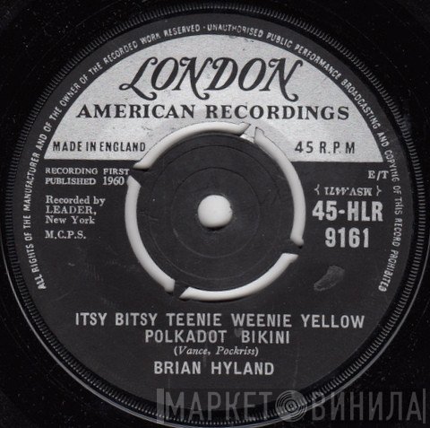 Brian Hyland - Itsy Bitsy Teenie Weenie Yellow Polkadot Bikini / Don't Dilly Dally, Sally