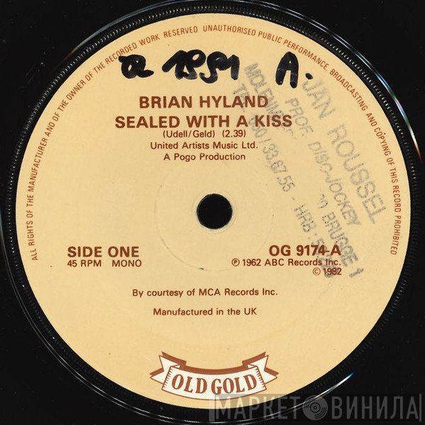 Brian Hyland - Sealed With A Kiss