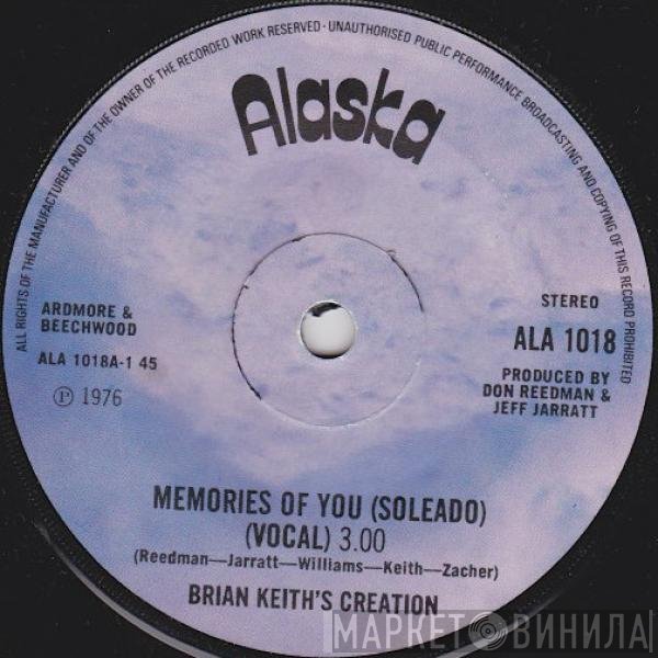 Brian Keith's Creation - Memories Of You (Soleado)