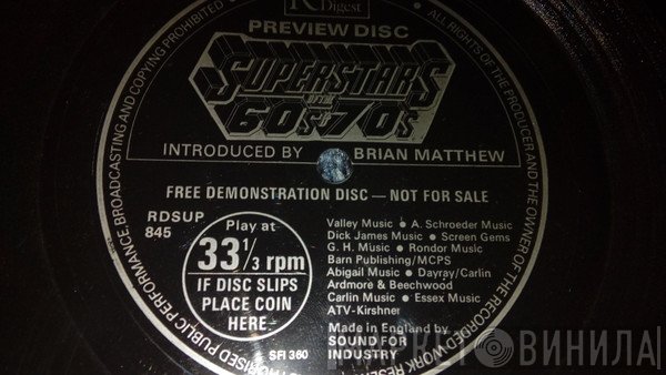 Brian Matthew - Superstars Of The 60s & 70s- Introduced By Brian Matthew