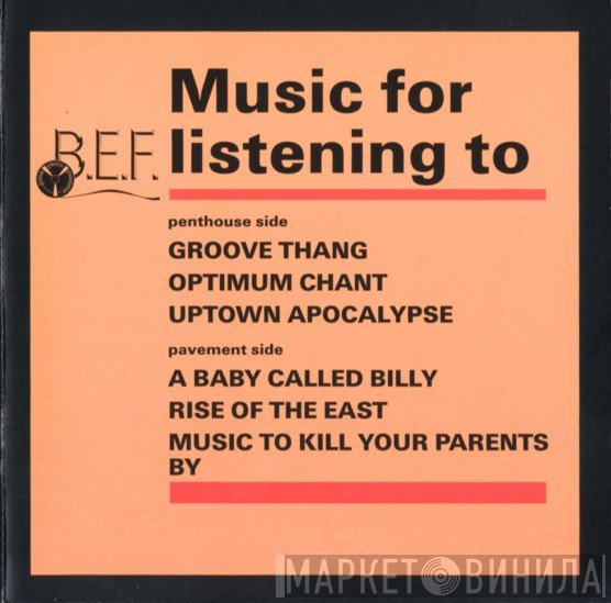 British Electric Foundation  - Music For Listening To