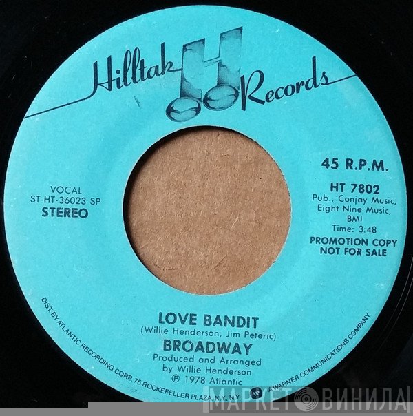 Broadway  - Kiss You All Over / Love Bandit