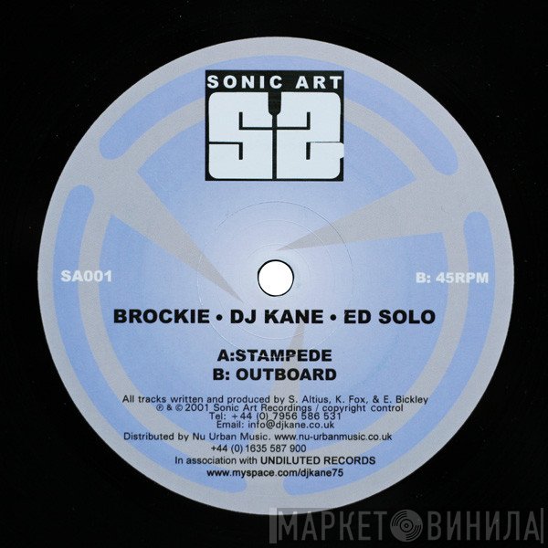 Brockie, DJ Kane & Ed Solo  - Stampede / Outboard