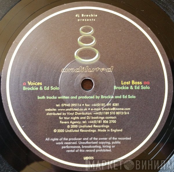 Brockie & Ed Solo - Voices / Lost Bass