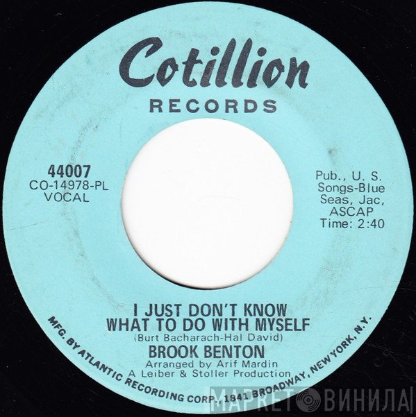 Brook Benton - I Just Don't Know What To Do With Myself