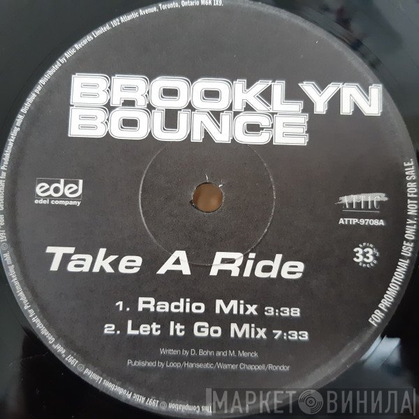 Brooklyn Bounce  - Take A Ride / Theme From Progressive Attack