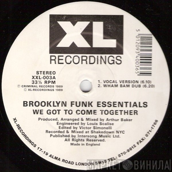 Brooklyn Funk Essentials  - We Got To Come Together