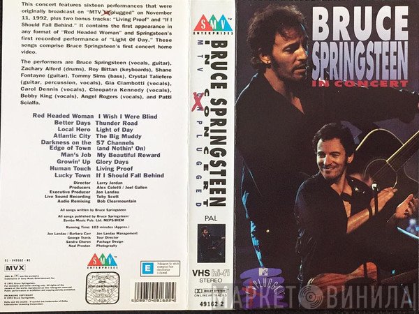Bruce Springsteen  - In Concert / MTV Unplugged