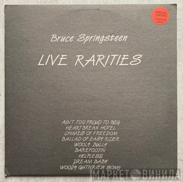 Bruce Springsteen & The E-Street Band  - Live Rarities