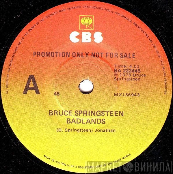 Bruce Springsteen  - Badlands
