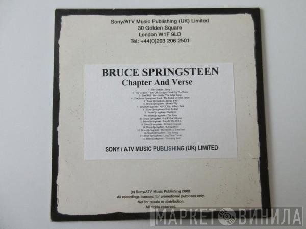 Bruce Springsteen  - Chapter And Verse