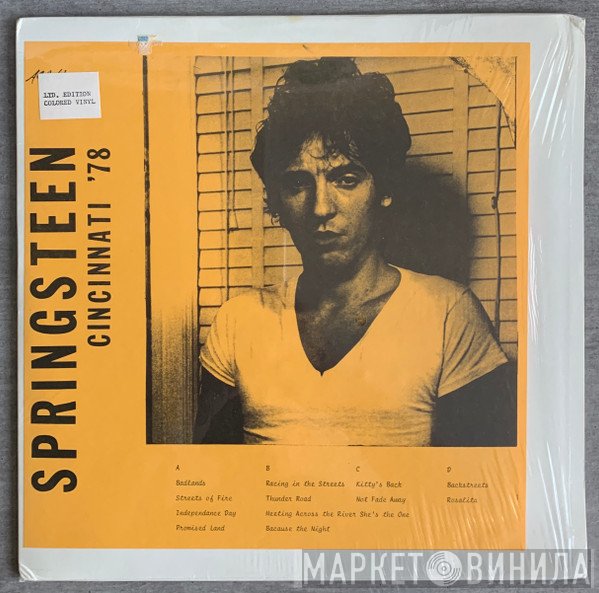 Bruce Springsteen  - Cincinnati '78