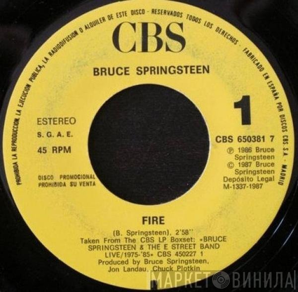 Bruce Springsteen  - Fire