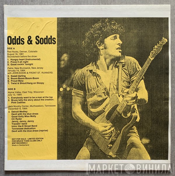 Bruce Springsteen  - Odds & Sodds