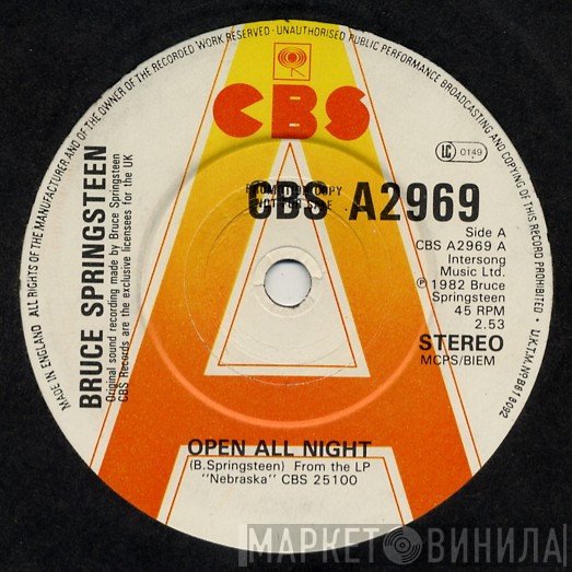 Bruce Springsteen  - Open All Night