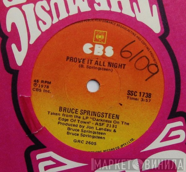 Bruce Springsteen  - Prove It All Night
