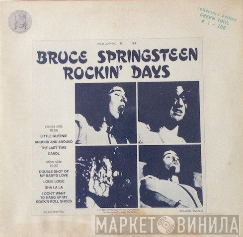 Bruce Springsteen  - Rockin' Days