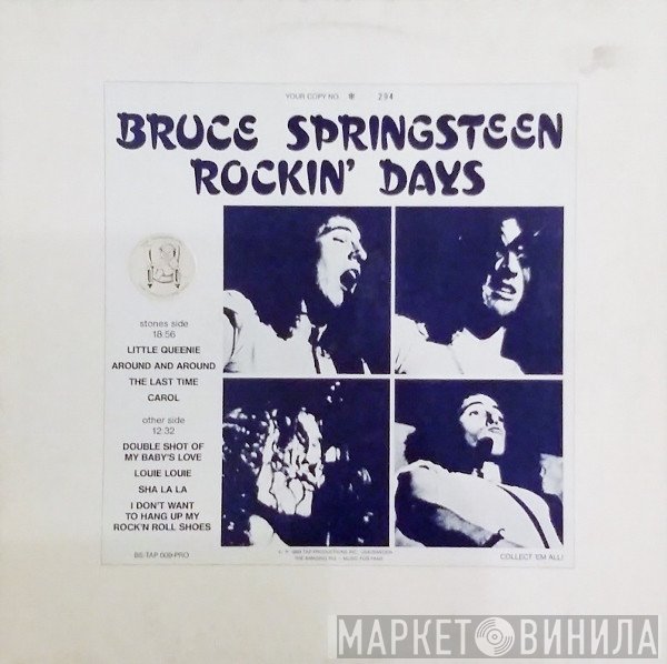 Bruce Springsteen  - Rockin' Days
