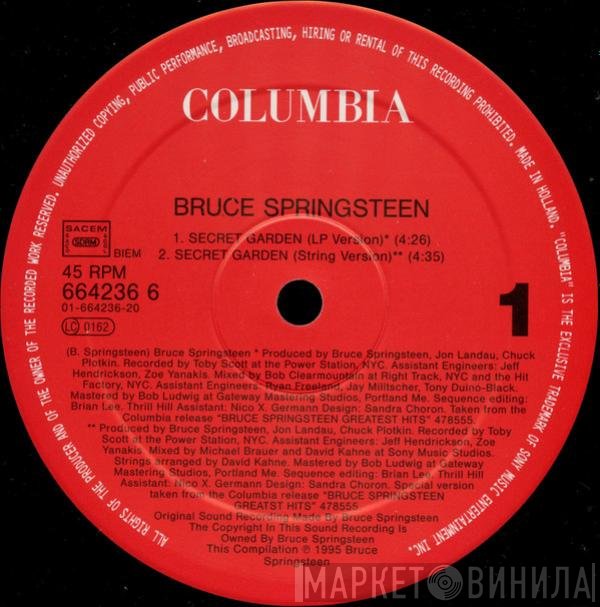 Bruce Springsteen  - Secret Garden