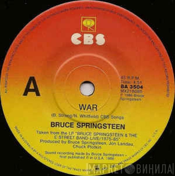 Bruce Springsteen  - War