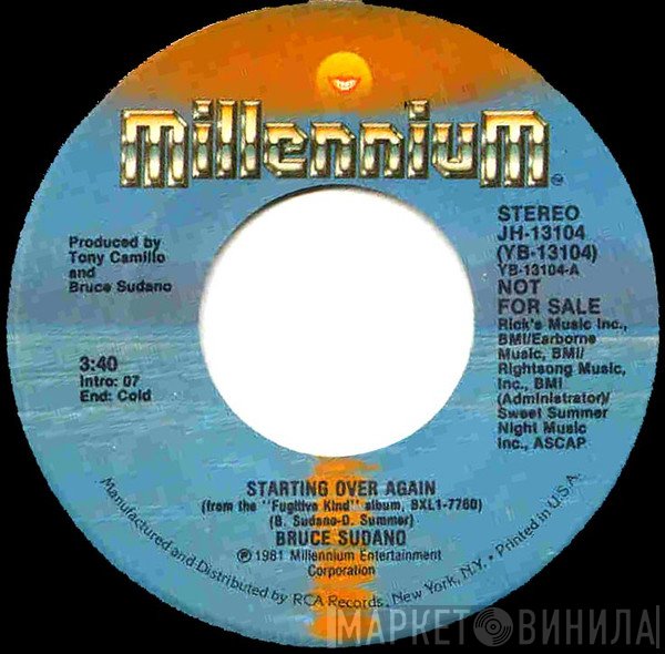 Bruce Sudano - Starting Over Again