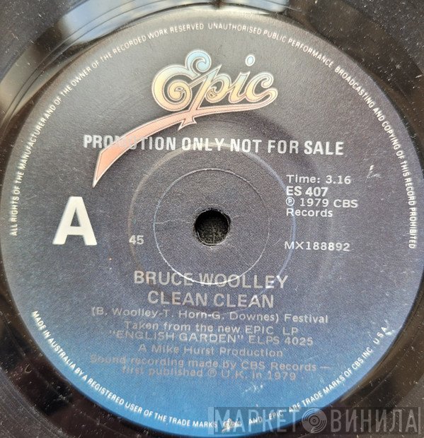 Bruce Woolley  - Clean Clean