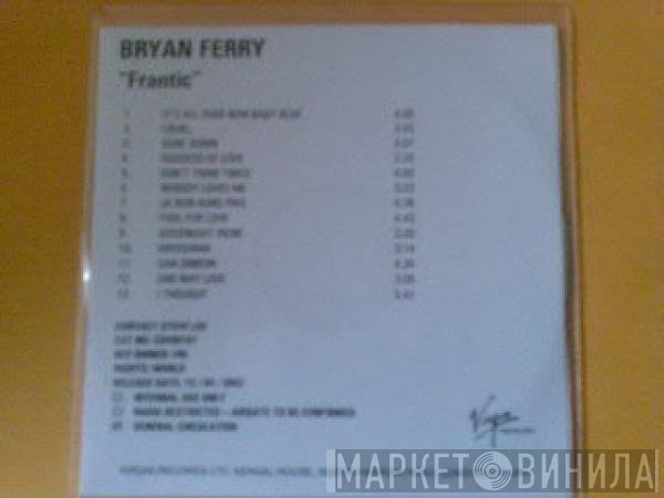 Bryan Ferry  - Frantic