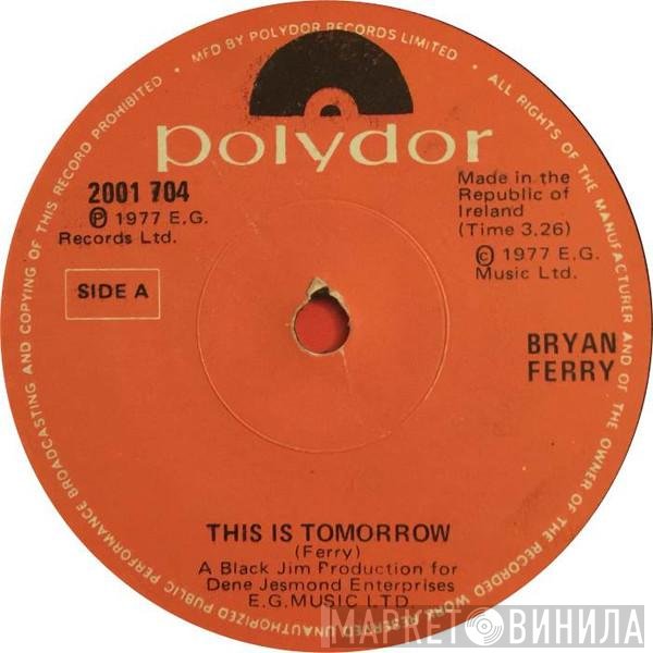 Bryan Ferry  - This Is Tomorrow