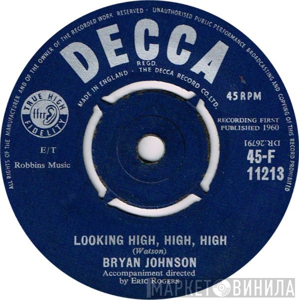 Bryan Johnson  - Looking High, High, High