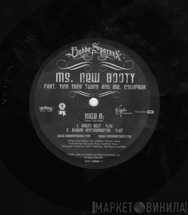 Bubba Sparxxx Featuring Ying Yang Twins And Mr. Collipark  - Ms. New Booty